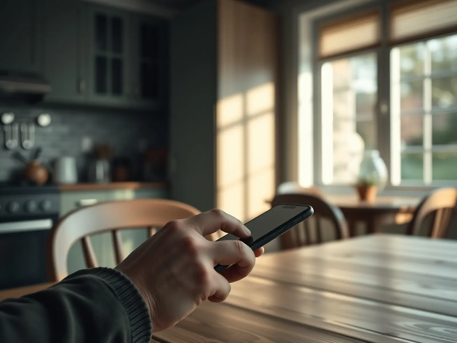 Person sucht am Smartphone Hilfe bei Glücksspielproblemen