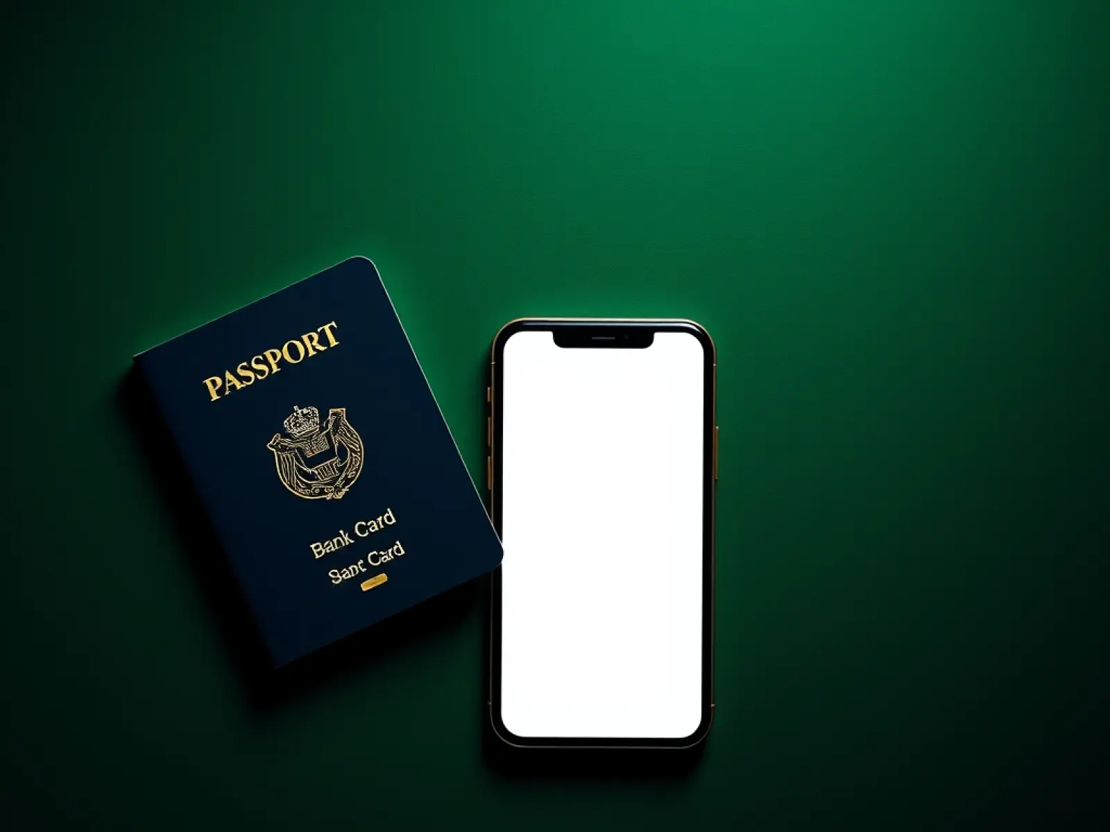 Ausweis, Smartphone und Bankkarte für die FS Casino Anmeldung